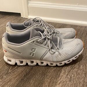 On Running Light Gray Sneakers